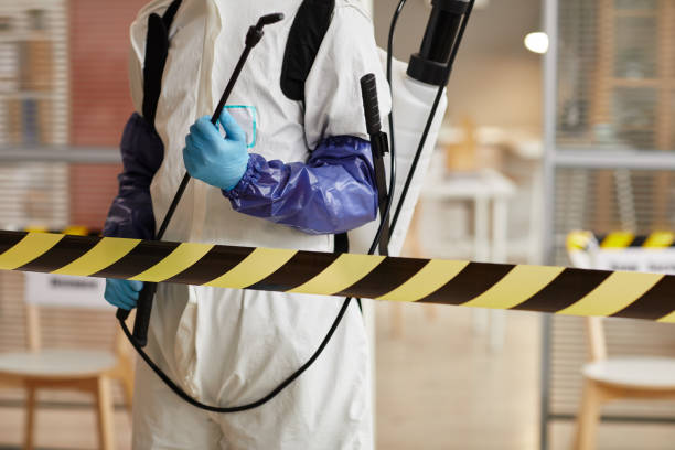 Professional Biohazard Cleanup technician working in Wilmot, NH